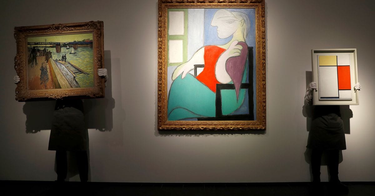 Une huile de Picasso vendue pour plus de 100 millions de dollars aux enchères à New York.