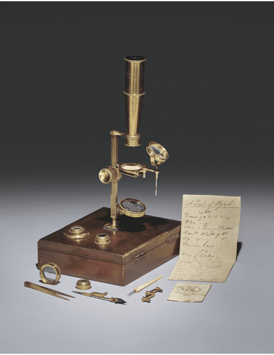 Un spécimen rare de microscope appartenant à Charles Darwin est vendu aux enchères pour plus de 700 000 €.