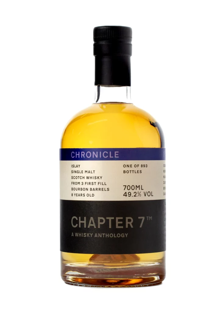 CHAPTER 7 WHISKY: CHRONICLE SECRET ISLAY 8 YEAR OLD SINGLE MALT SCOTCH