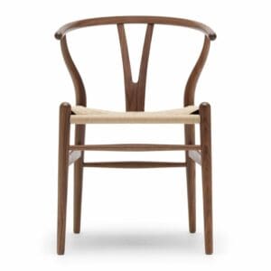 Hans J. Wegner – Chaise Wishbone CH24 bois et corde naturelle