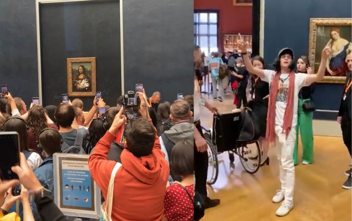 Un homme a attaqué la Joconde au musée du Louvre en jetant un morceau de gâteau dessus avant d’être maîtrisé par le personnel de sécurité – mais pourquoi ce geste ?