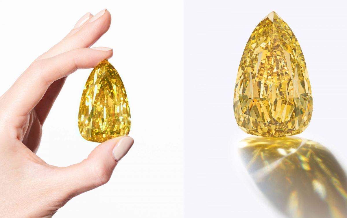 Un diamant jaune pesant plus de 300 carats sera vendu aux enchères à New York – et les enchères commencent à 1 euro. Un diamant jaune pesant plus de 300 carats sera vendu aux enchères à New York – et les enchères commencent à 1 euro.
