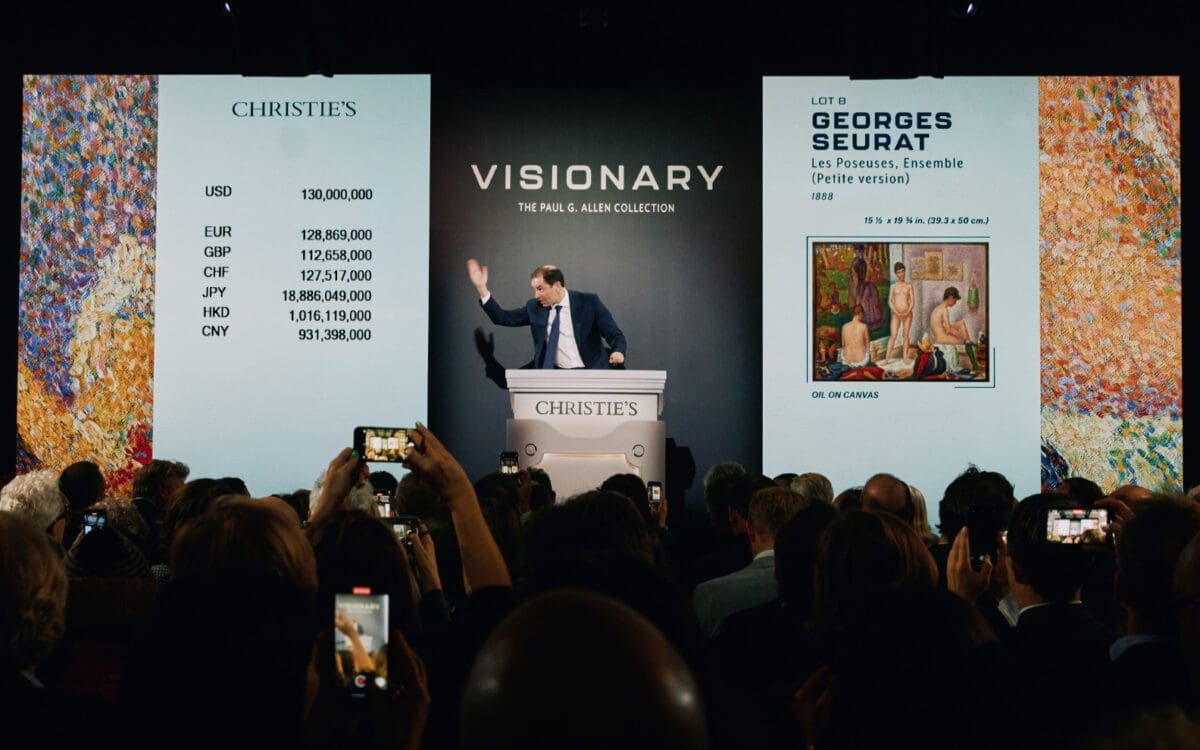 Vente aux enchères historique à New York, une collection d’art dépasse le milliard de dollars