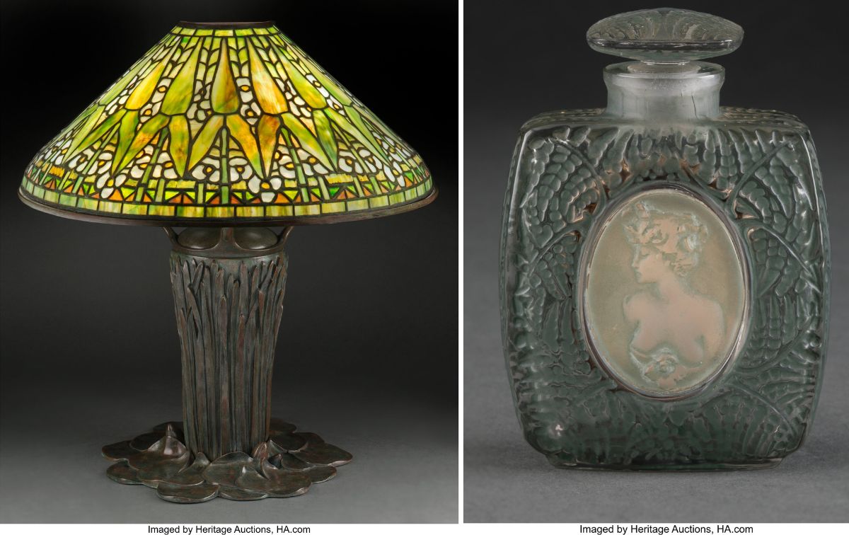 Les grands noms américains Tiffany Studios, Steuben et George Nakashima sont à la tête de deux événements Heritage Decorative Art & Design