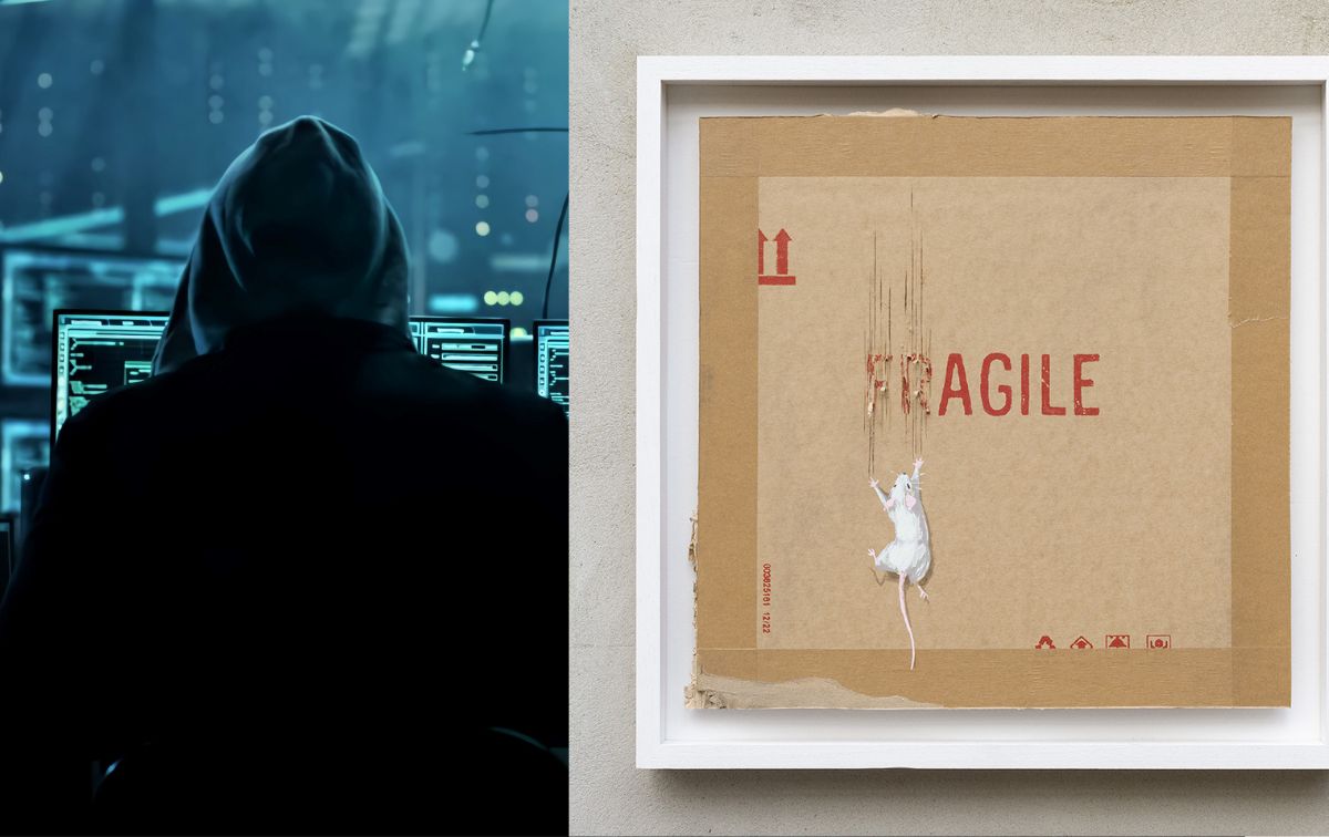 Une vente d’oeuvres de Banksy au profit de l’Ukraine ciblée par une cyberattaque Une vente d’oeuvres de Banksy au profit de l’Ukraine ciblée par une cyberattaque