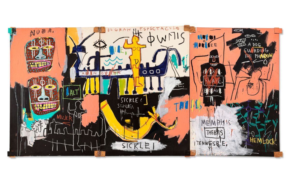 Jean-Michel Basquiat’s Chef-d’œuvre « El Gran Espectaculo (The Nile) » : Vente Prestigieuse de Christie’s Jean-Michel Basquiat’s Chef-d’œuvre « El Gran Espectaculo (The Nile) » : Vente Prestigieuse de Christie’s