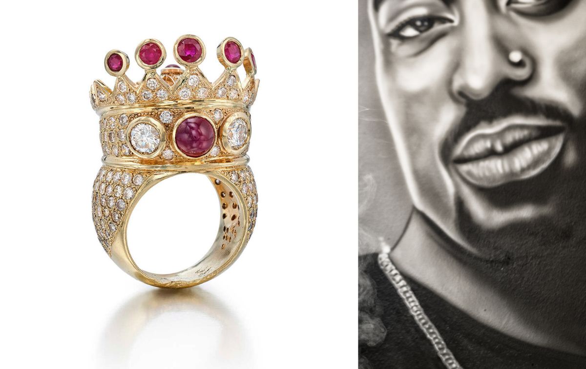 La bague couronne de Tupac devrait être vendue entre 200 000 et 300 000 dollars lors de la vente aux enchères