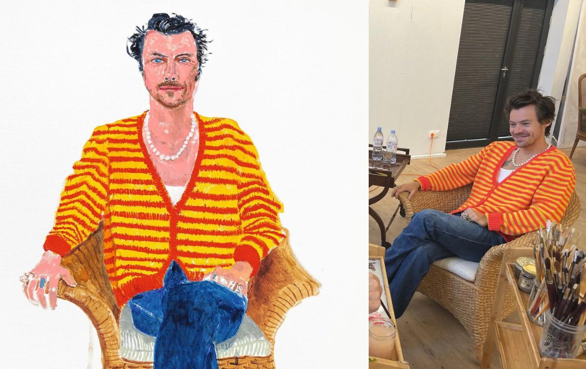 Quand David Hockney Croise le Chemin de la Star de la Pop, Harry Styles : Un Portrait Vivant et Émouvant Quand David Hockney Croise le Chemin de la Star de la Pop, Harry Styles : Un Portrait Vivant et Émouvant