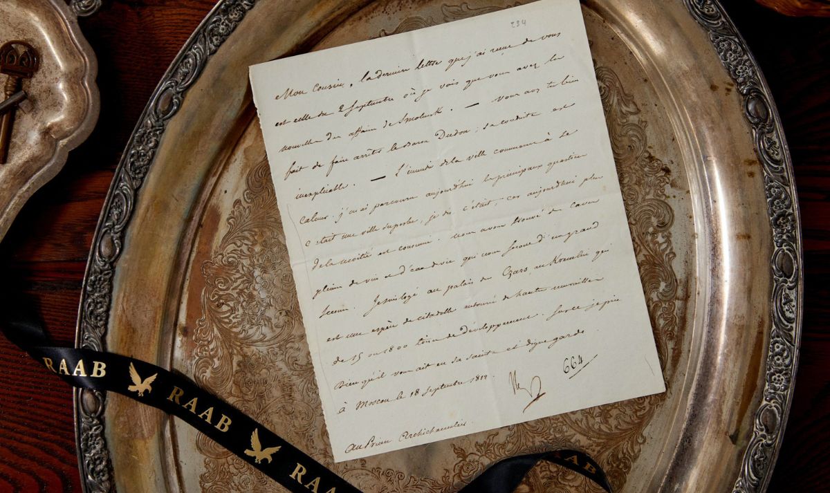 Une Lettre Rare de Napoléon à Moscou en Vente aux États-Unis: Un Glimpse Historique à 55.000 Dollars