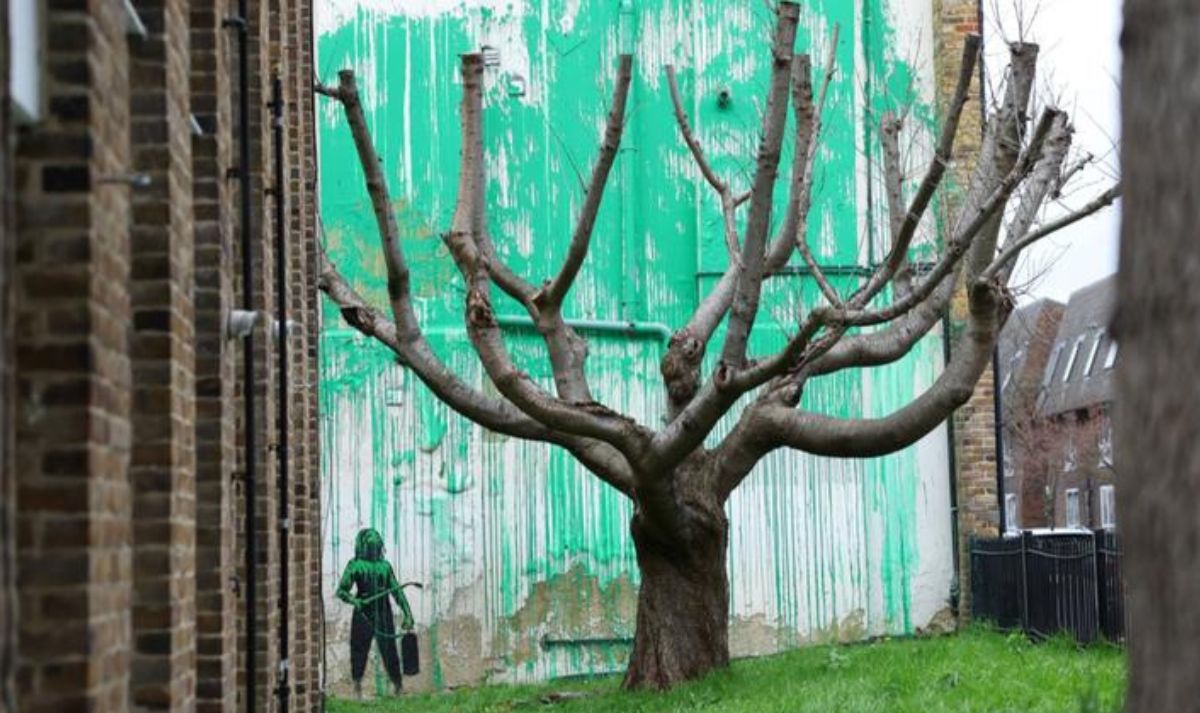 Banksy Illuminates London with a New Work Full of Life: A Return to Spring in the North of the Capital Banksy Illuminates London with a New Work Full of Life: A Return to Spring in the North of the Capital